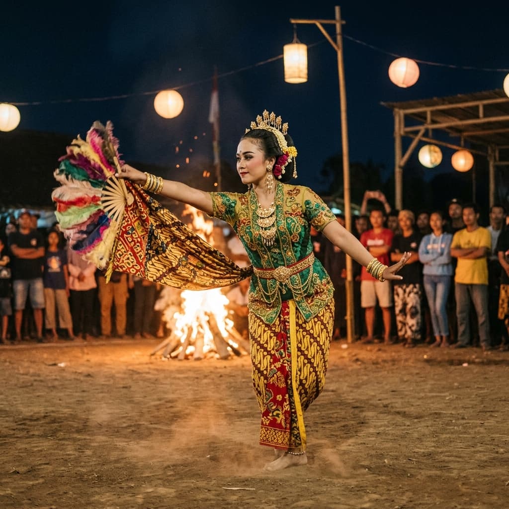 Pertunjukan seni budaya tradisional Sunda di Desa Selasari Pangandaran